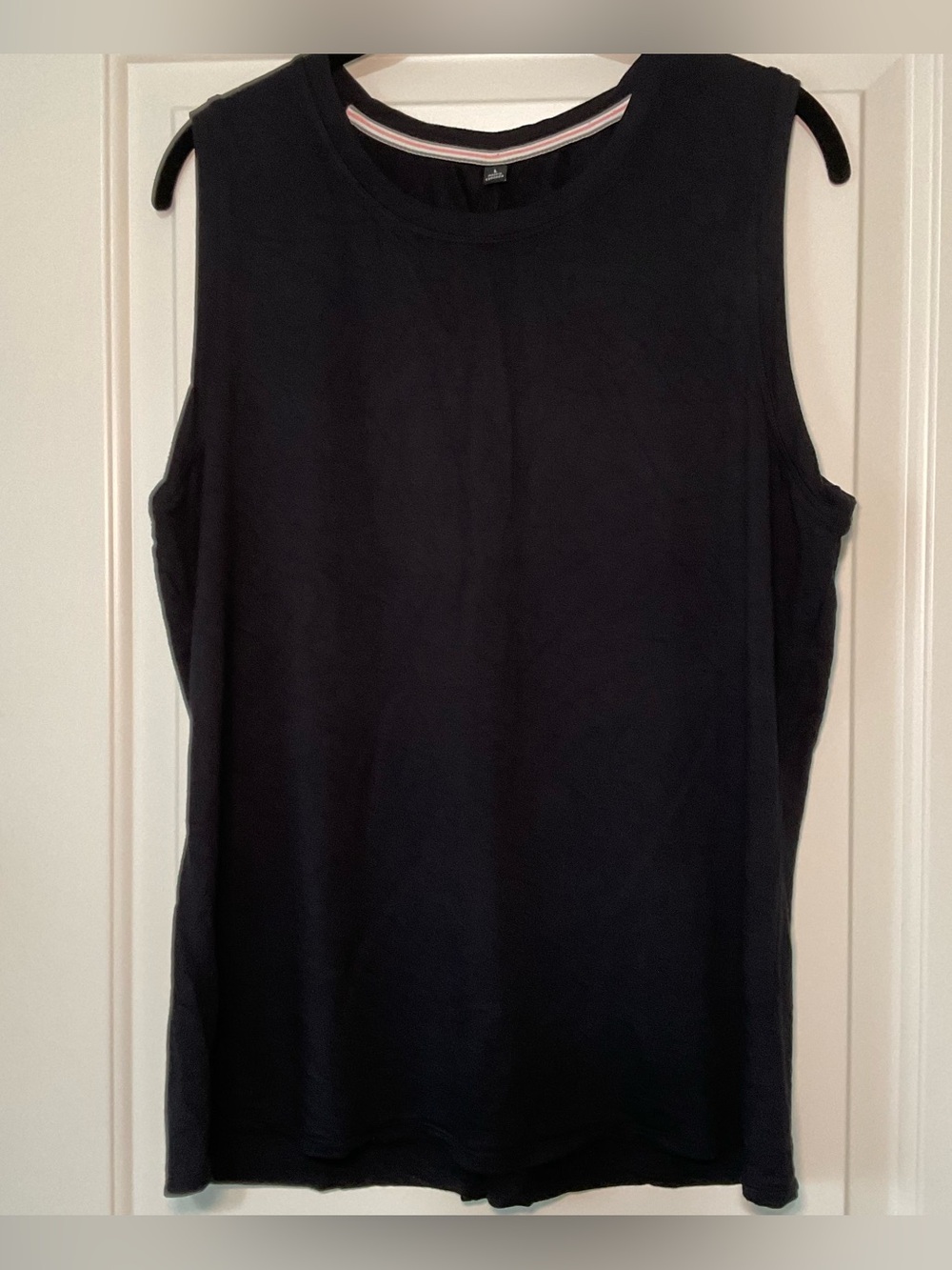 CAbi Black Sleeveless Tank Top - Clean Crew Neck